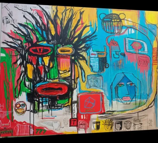 Tela de pintura 100x130cm. Devaneios