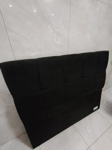 Cabeceira Casal Camurça Preto Ortobom Piave Veluto Preto