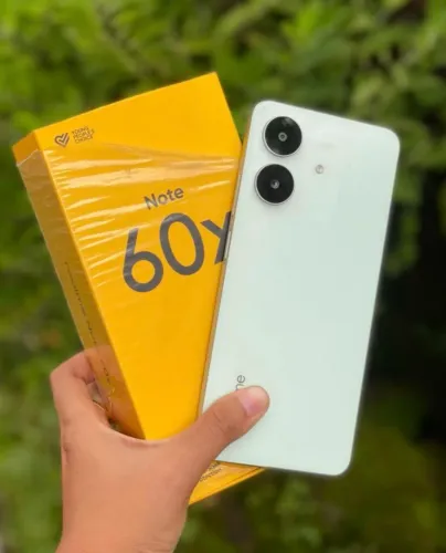 Telefone Note Realme 60x - 64/4 Green + Bateria ótima Pro Dia a dia - Global