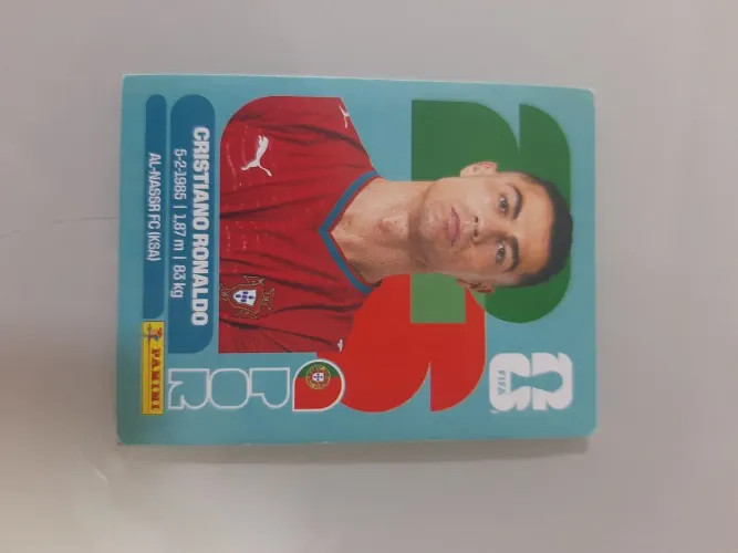 Figurinha Copa Do Mundo Cristiano Ronaldo bem preservada, original