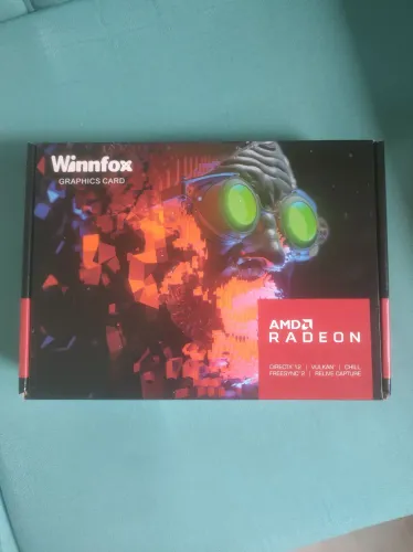 PLACA DE VÍDEO RX590 8GB WINFOX - NOVA - GARANTIA - ACEITO CARTÃO