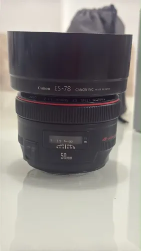 Lente 50mm f1.2 L Canon
