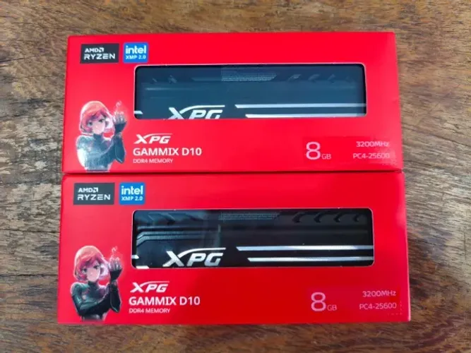 Memoria XPG ddr4 3200mhz 2 x 8 total 16gb