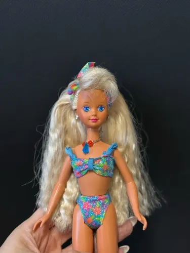 Skipper Glitter Beach de 1992 Irmã da Barbie Mattel