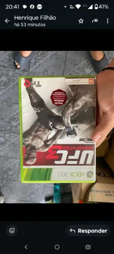 Jogo original UFC Undisputed 3 Xbox 360