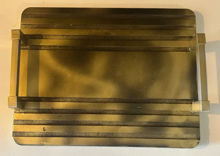 Bandeja em MDF, 32x25 estilo barroco