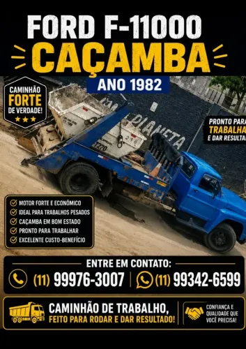 Caminhão Caçamba Ford F11000