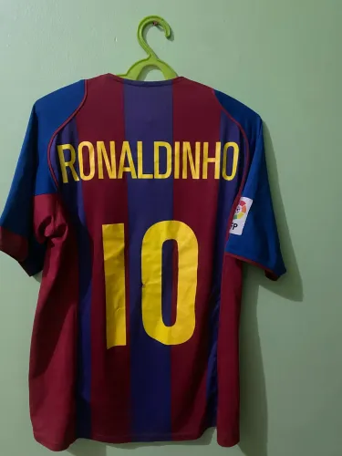 Camisa Ronaldinho Barcelona 2004/2005 Original.