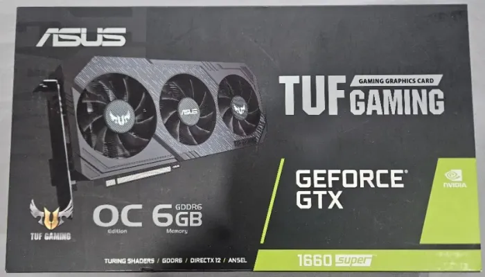 Placa de Vídeo ASUS TUF Gaming GeForce GTX 1660 SUPER 6GB