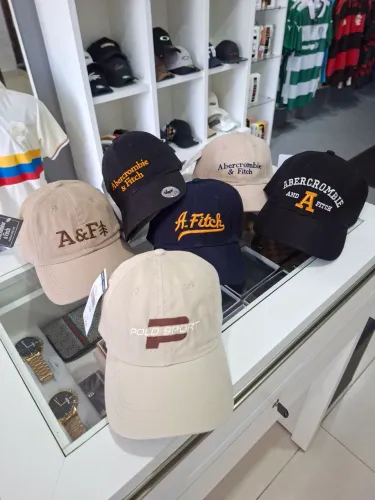 Bonés Sarja Lavado importado Polo e Abercrombie