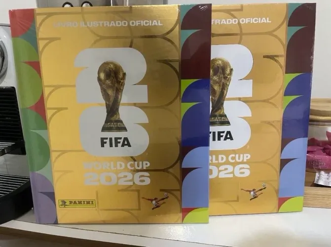 Álbum Copa - Capa Dura Ouro