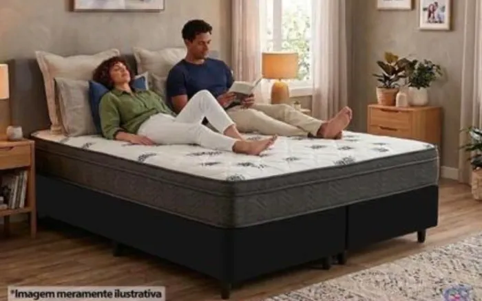 Cama king Size Ortobom