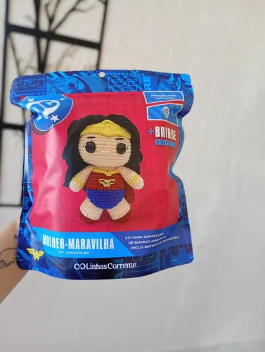 Kit amigurumi Mulher Maravilha