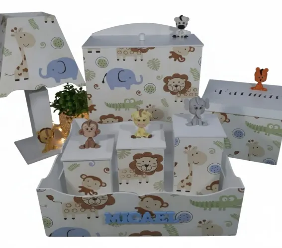 Kit higiene bebê safari 