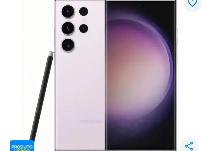 Samsung S23 Ultra - Novo e sem marcas de uso 