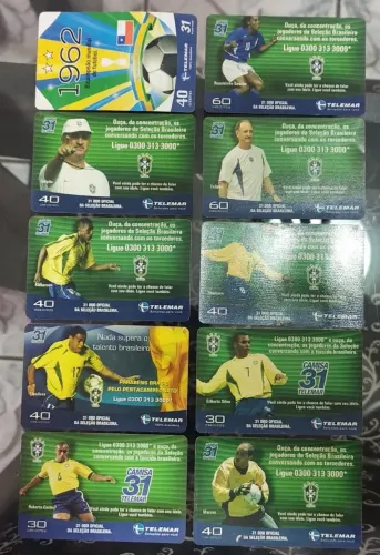 Colecionáveis cartão Copa 2002