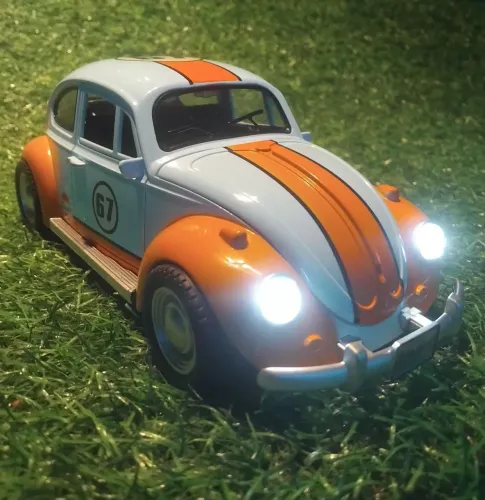 Miniatura Volkswagen fusca 67 escala 1:18