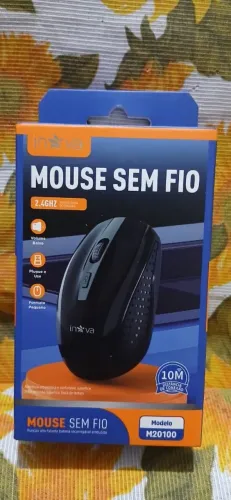 Mouse sem fio Inova Confortável qualidade