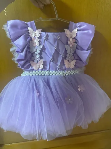 Romper vestido jardim encantado borboletas