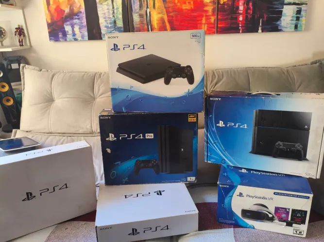 Caixas ps4