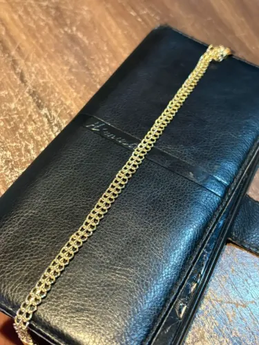 Pulseira de ouro 18k 5,6 gramas 