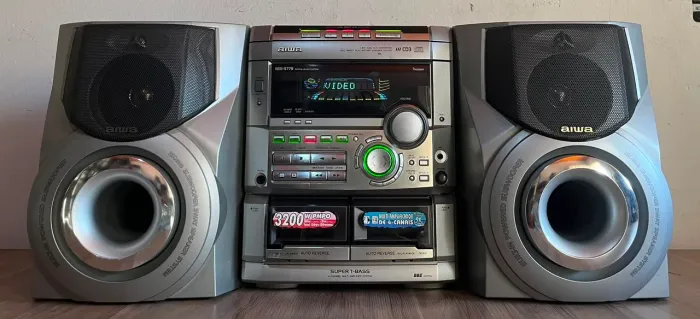 Mini System Aiwa Nsx-S779 3200 Watts Leia Descrição Sony Philips