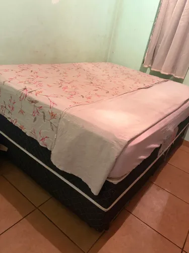 Cama Box de casal com colchão