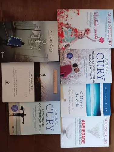 Acervo de livros Augusto Cury e outros autores (16 livros no total)