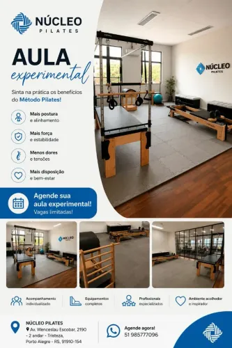 Pilates - aula experimental 