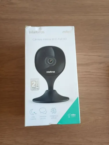 Câmera Intelbras iMX C Black Wi-Fi Full HD 1080p Nova na Caixa