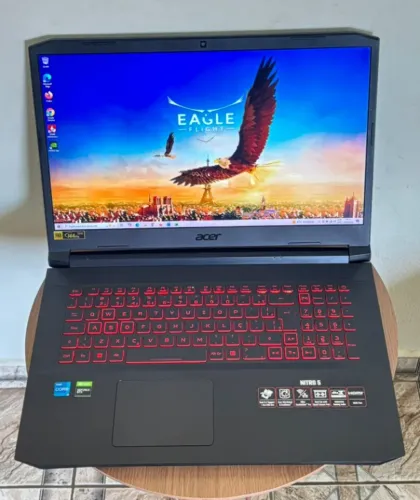 Notebook Gamer Acer Nitro 5 - i5 de 11 Ger.- Mem. de 16GB - SSD 240gb + Hd - GTX 1650 - 17