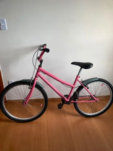 Bicicleta Aro 24 Rosa - Linda, Revisada e Pronta para Usar!
