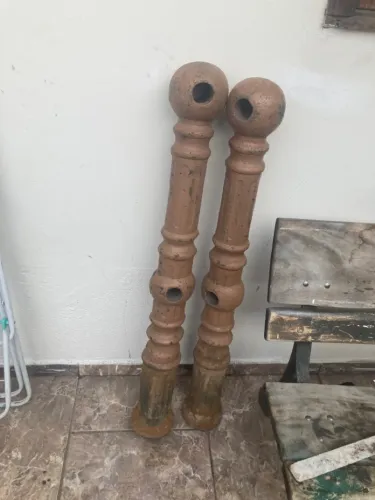 Balaústre de ferro fundido antiga