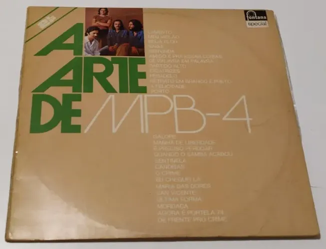 DISCO VINIL LP MPB4 (Duplo) - A ARTE DE