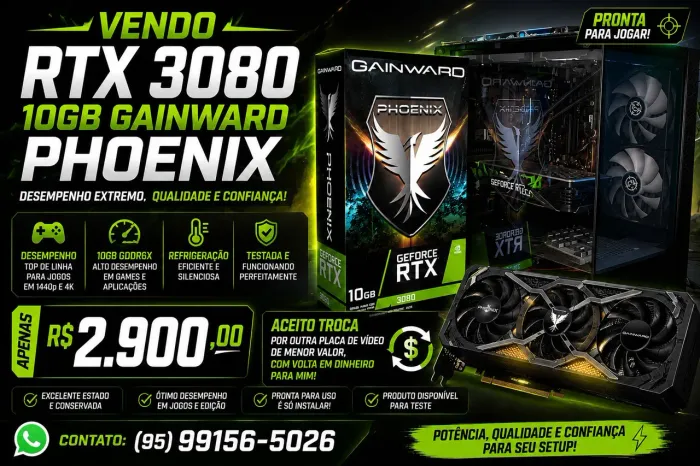 VENDO RTX 3080 10GB GAINWARD PHOENIX