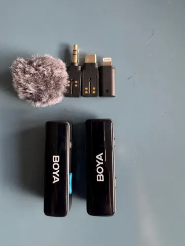 microfone de lapela boya