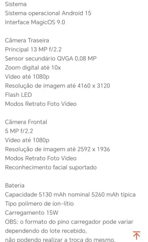 Celular honor