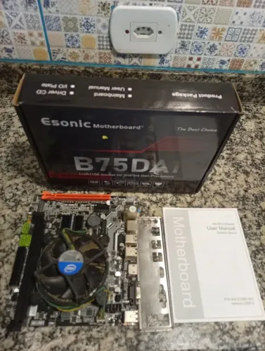 Placa mãe esonic b75da1+ processador Intel i5 3470