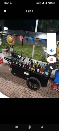 Carrinho para venda de bebidas ?
