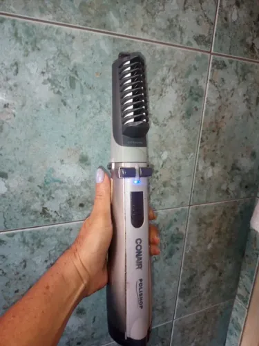 Escova de Cabelo Conair - Rotating Titanium - Só com 1 acessorio Air Brush