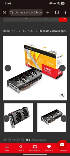 PLACA DE VÍDEO RX 7800XT 16GB