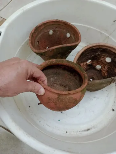 Vasos de barro 