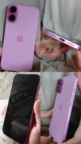 iPhone 16 rosa 128GB; sem marcas de uso