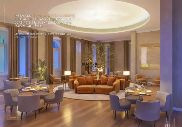 Apartamento à venda no Symphony Residences Flamengo, com varanda privativa e infraestrutu