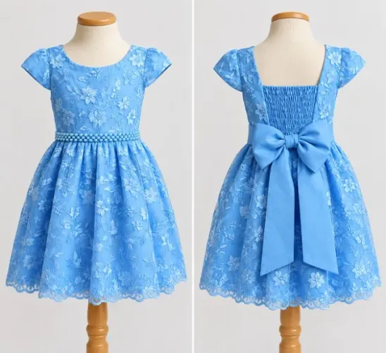 Vestido social infantil