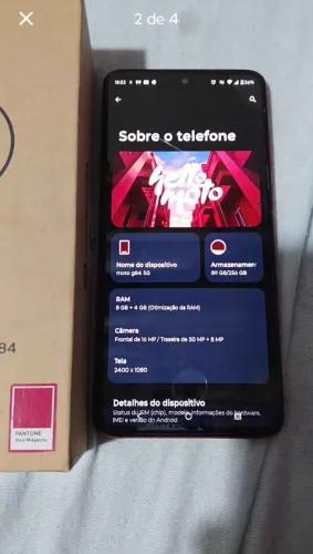 Moto g84 com nota fiscal