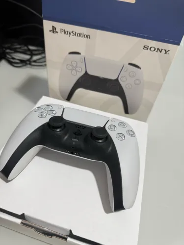 Controle Original Sony DualSense PS5 Branco - Completo com Caixa