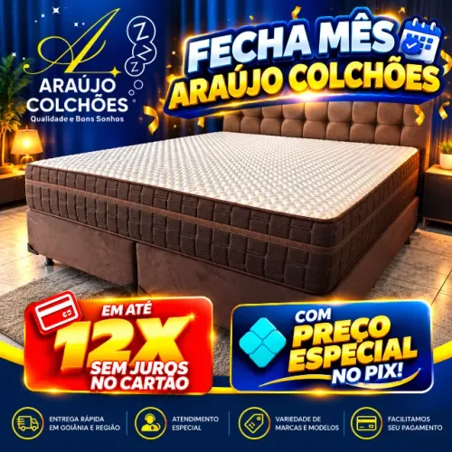 CONJUNTO CAMA BOX + COLCHAO SUPER KING 193X203 A PRONTA ENTREGA 