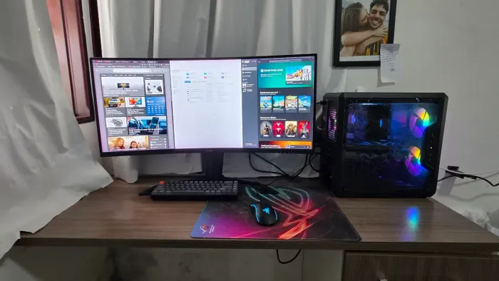 Computador Gamer RTX 2070 Super 16gb ram 144hz 34 Pol. 