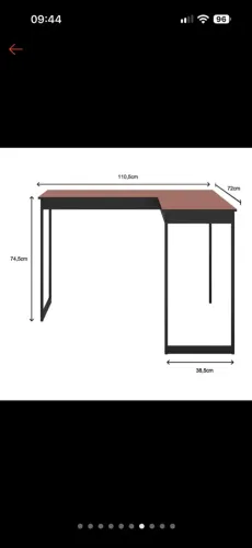 Mesa de escritório em excelente estado baixou de preço